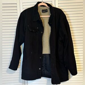 Dunbrooke Black Corduroy Collar Jacket